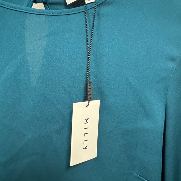 NWT Milly Silk Blouse Size 6 - Picture 3 of 4